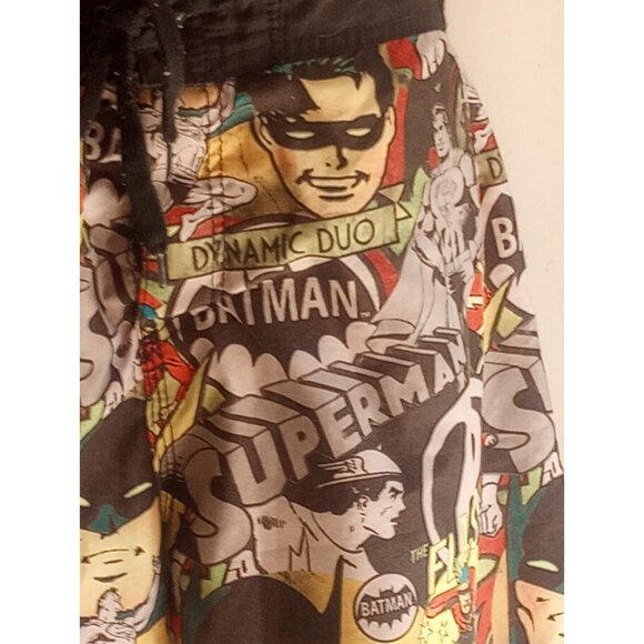 DC Comics Men's Batman Robin Superman Flash Board Shorts Swim Trunks - Size L - Picture 4 of 7